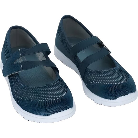 Propet TravelWalker Evo Mary Jane Flats Cape Cod Blue Women US 6N - Picture 1 of 6
